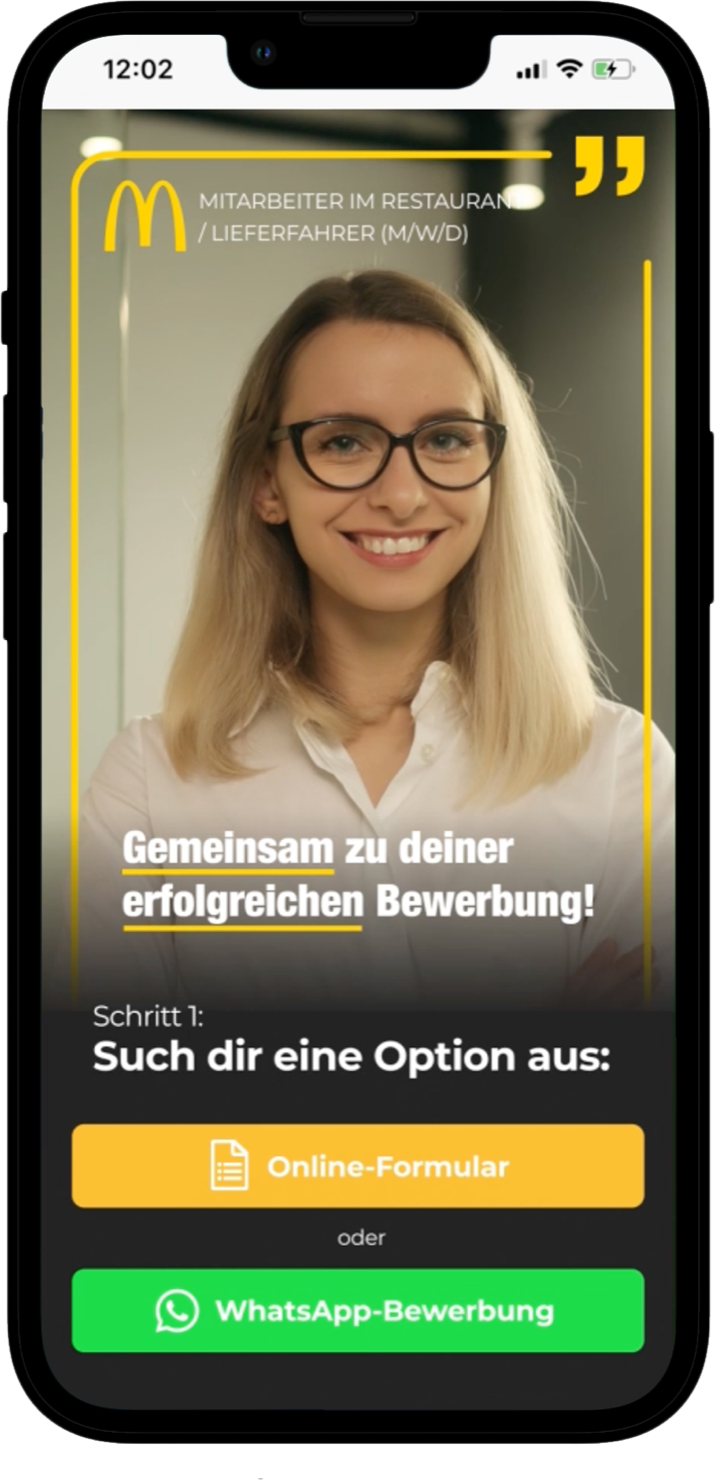 Recruiting Assistant auf dem iPhone